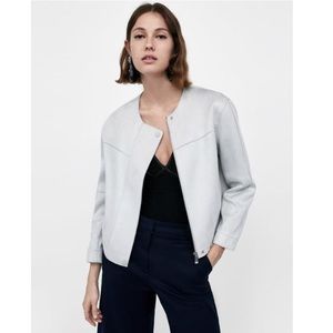 Zara Faux Suede Jacket!